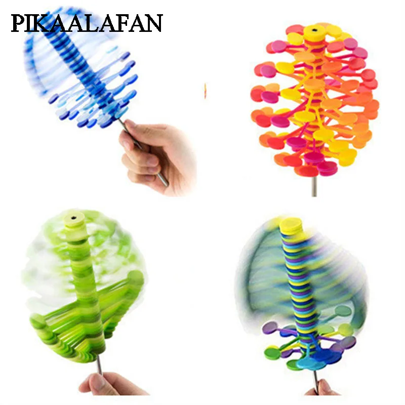 

PIKAALAFAN New Revolving Lollipop Fisher Series Creative Decompression Art Lollipopter Helicone Tenterhooks Desktop Child'S Toys