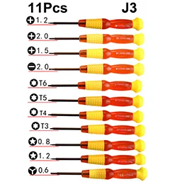 Y-тип Y0.6 Y2.0 пятизвездочная 0,8 1,2 Phillips шлицевая отвертка для iPhone 4S 5S 6S 7 телефон ПК инструмент для ремонта - Цвет: FI-22-J3-11Pcs