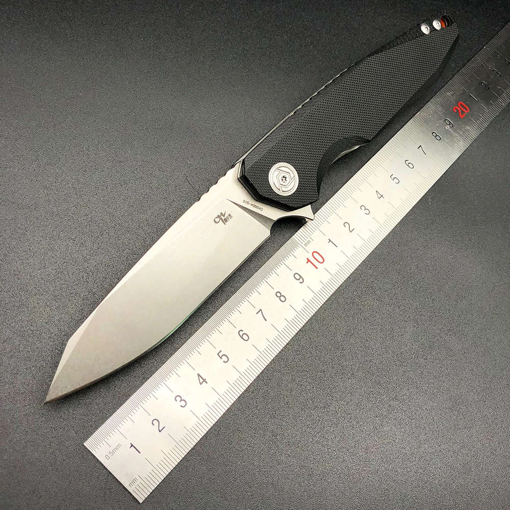 

ZZSQ CH3004 EDC Hunting Camping Pocket Folding Knives G10 Handle D2 Blade Tactical Survival Rescue Outdoor Tools Pocket Knives