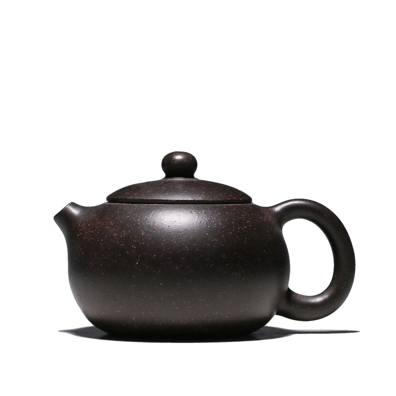 Реальный yixing Zisha чайник девятью отверстиями ровный поток воды с маркировкой xishi горшок Черный galaxy глиняный горшок чай пуэр 160CC