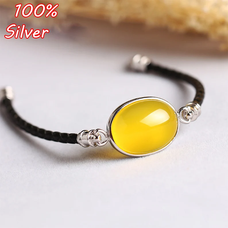 

15*20mm 100% Sterling Silver Leather Bracelet Blank Antique Silver Charm For Mem/Women Jewelry Fittings