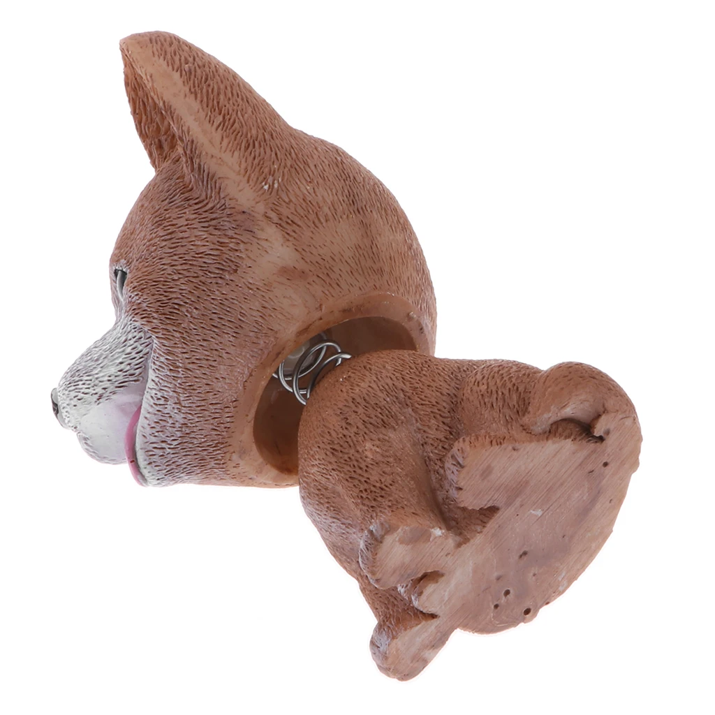 Shaking Head Corgis Lucky Dog Puppy Bobbing Heads Bobblehead Toy Aniaml Figures Car Home Decoration Ornament Kids Toys Gift