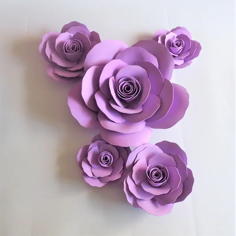 Aliexpress.com : Buy 2018 5PCS Giant Foam Paper Flowers Backdrop For ...