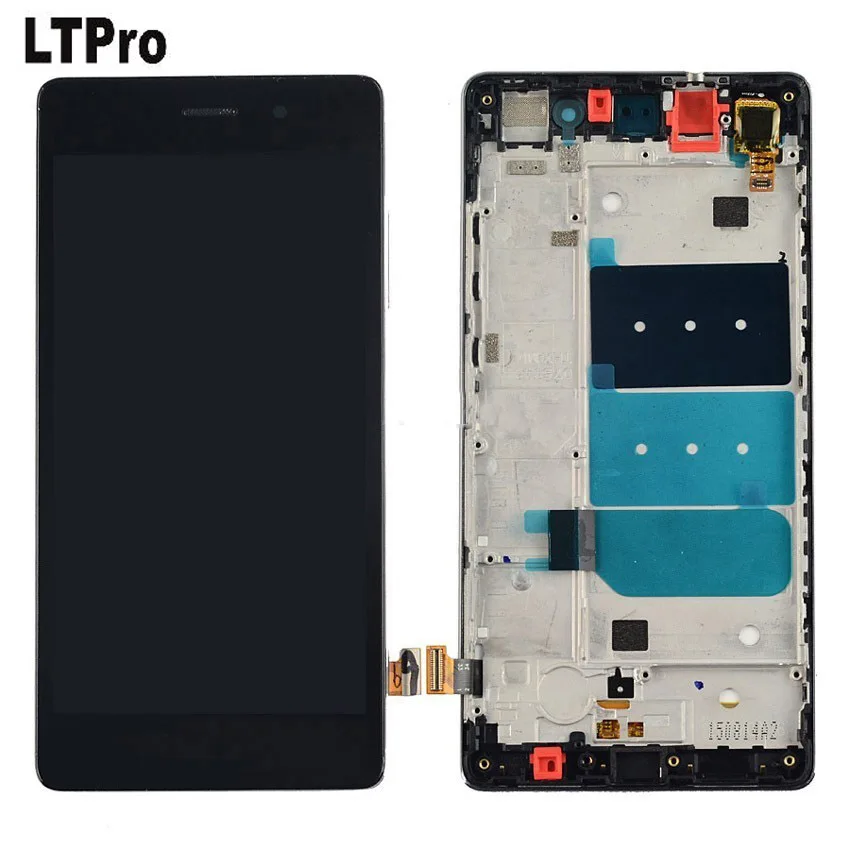 

LTPro Top Quality Test Work LCD Display Touch Screen Digitizer Assembly with Frame For Huawei Ascend P8 lite P8lite Phone Parts