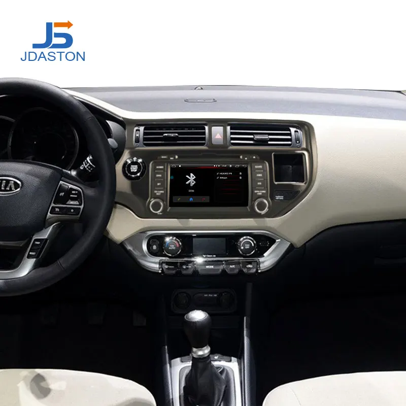 Автомобильный мультимедийный DVD плеер JDASTON Android 10 0 для KIA Rio K3 2012 2013 2014 2015 2 Din