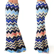 Женская летняя длинная юбка макси с цветочным принтом в стиле бохо, модный пляжный сарафан для вечеринки, женская одежда