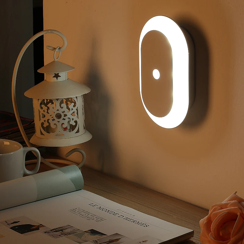 

Smart Design 4.5V 1W 50/60HZ LED AA Battery Infrared Night Light PIR Motion Sensor Night Light Sensor For Baby Bedroom gift