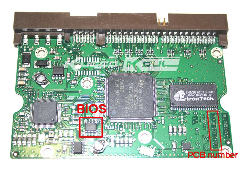 

hard drive parts PCB logic board printed circuit board 100431066 for Seagate 3.5 IDE/PATA hdd data recovery hard drive repair