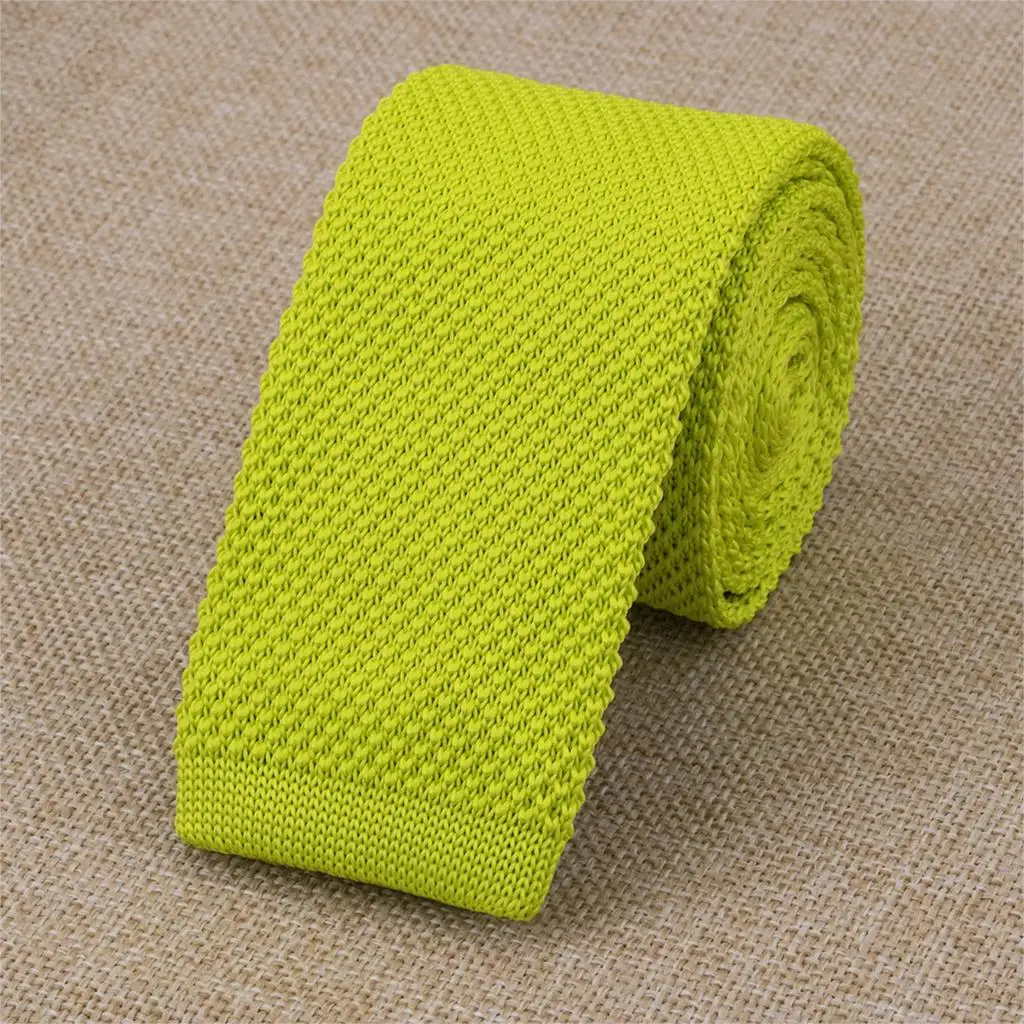 HH 306 New Classic Green Knitted Ties New Brand Hi Tie Design Fashion