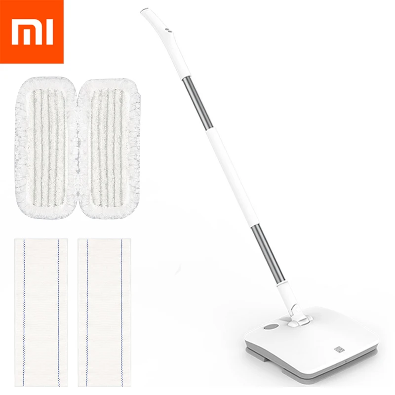 

Xiaomi Mijia SWDK Wireless Handheld Electric Mop Wiper Floor Washers Built-in 2000mAh Battery With Light With Mops DC 12V