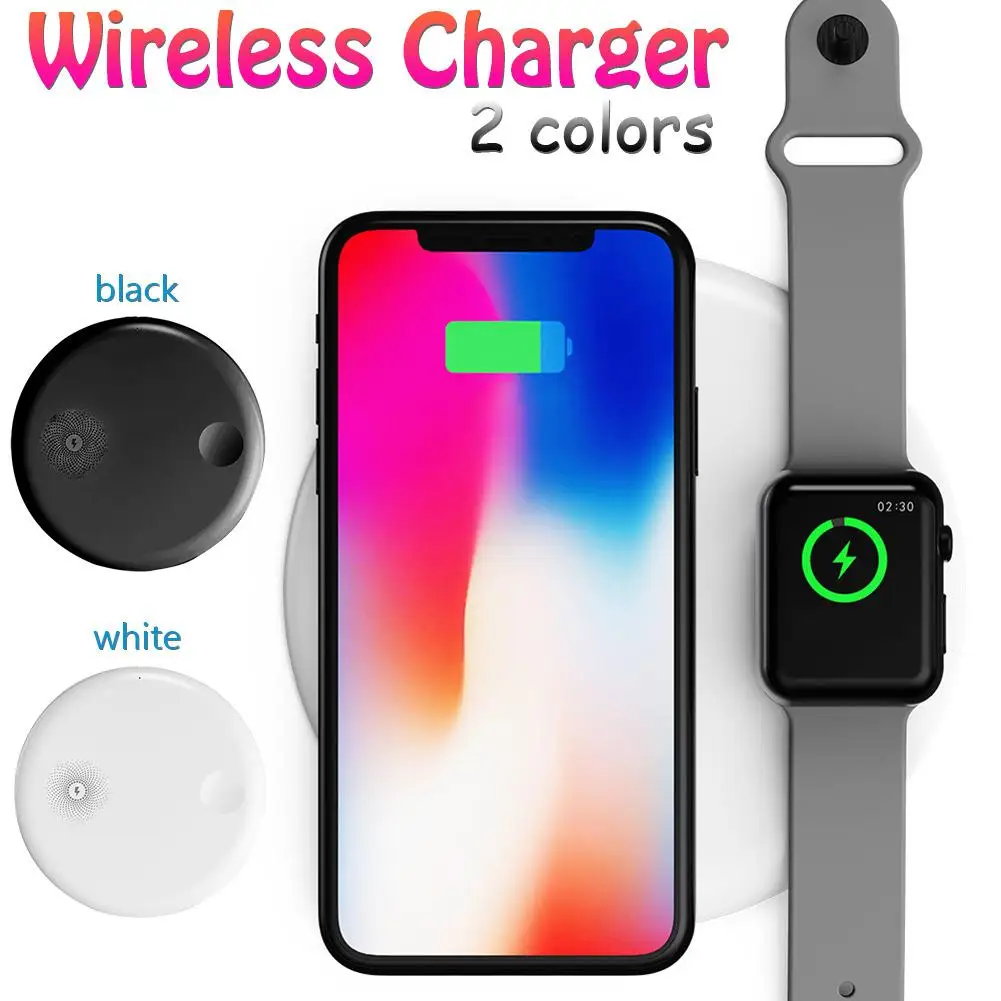 2 in 1 One for Two Wireless Charger Charging for Iphone 4
