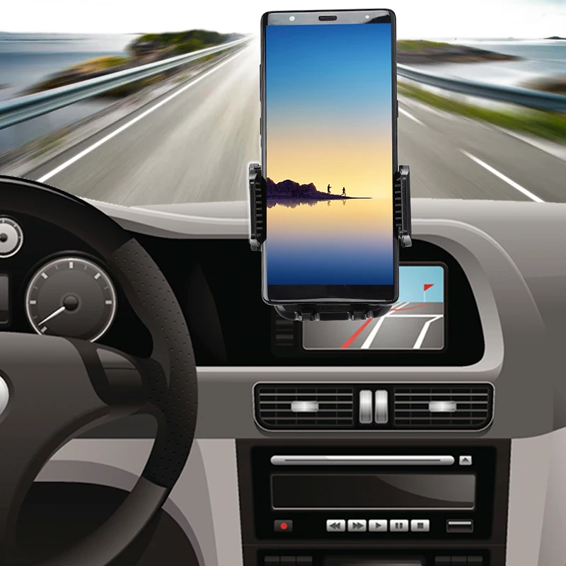 Автомобильный держатель для телефона для iPhone 8 7 6 6s Plus samsung Galaxy S8 Plus S7 S6 Edge S5 S4 Note 8 5 4 3 LG G5 Автомобильный держатель для сотового телефона