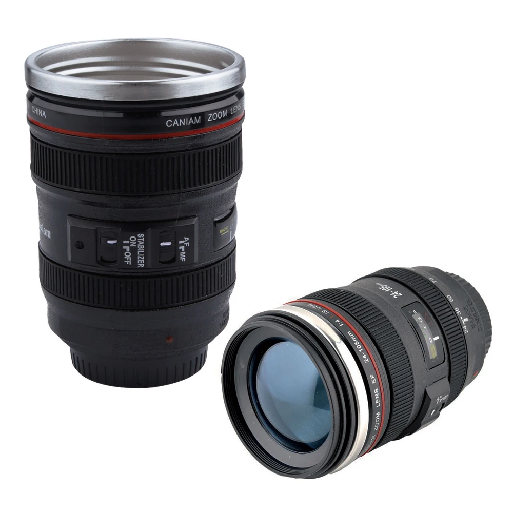 400ML Stainless Steel Camera Lens Coffee Mug Creative Lens Cup With Lid Travel Coffee & Tea Mug Camera Lens Water Bottle 400ML Stainless Steel Camera Lens Coffee Mug Creative Lens Cup With Lid Travel Coffee & Tea Mug Camera Lens Water Bottle