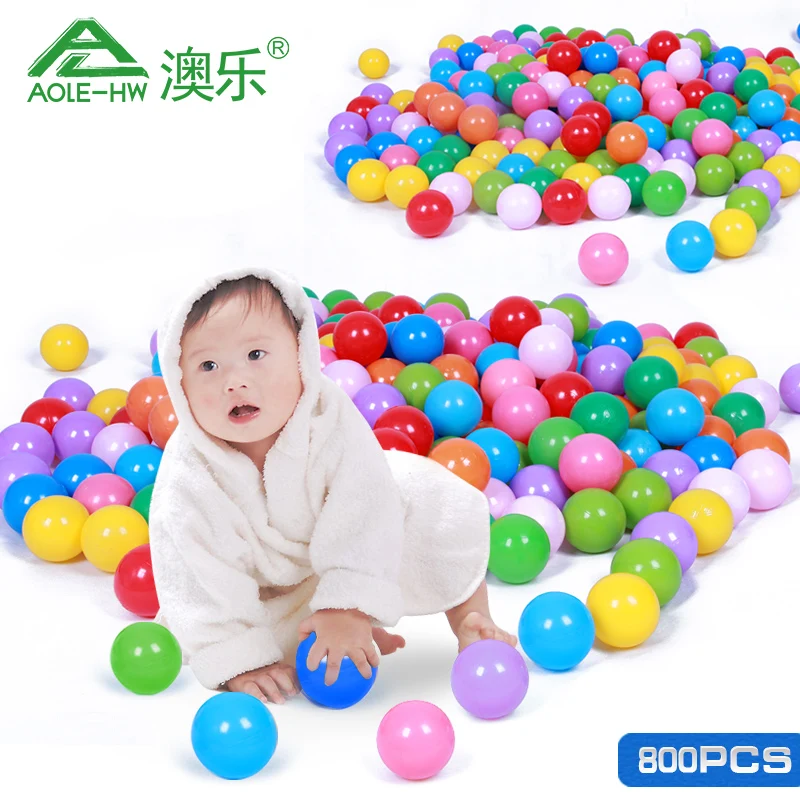 Ocean ball thickening multi colored ball baby bath toys hollow plastic