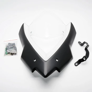 

Motorcycle Clear High Quality ABS Plastic Windscreen Windshield Wind Deflector For Kawasaki Ninja Z1000 Z 1000 2015 2016