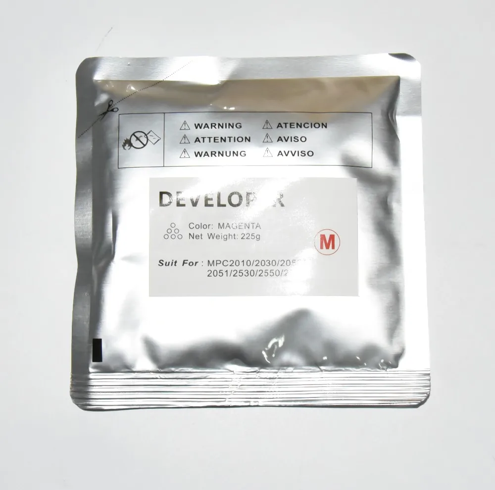 225G 4PC set new copier color developer compatible for Ricoh MPC3503 Carrier 2003 2503 3003 3503 5503 6003 Copier carrier KCMY (3)
