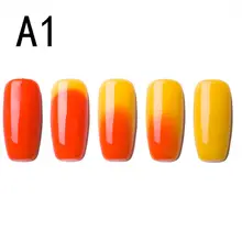 1 бутылка 6 мл изменение цвета лак для ногтей Хамелеон Гель лак для ногтей Vernis полуперманентное верхнее покрытие Базовое покрытие лак гель Лаки праймер