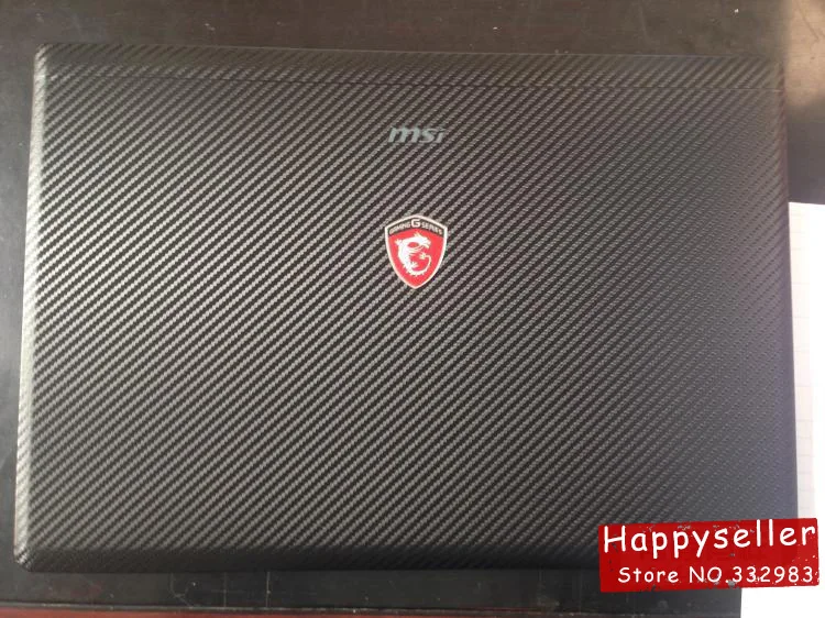 Laptop Texture CARBON Fiber skins Case cover wrap for MSI GS GS70