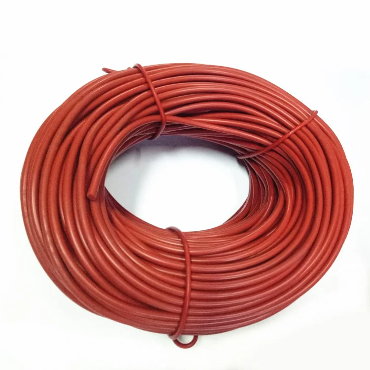 Красный плотный силиконовый резиновый этиленового пропилен-каучука прокладки круглый диаметр 1,5 2 2,5 3 3,5 4 4,5 5 6 6,5 7 8 9 10 12 мм Высокое trmperature thermoresistance