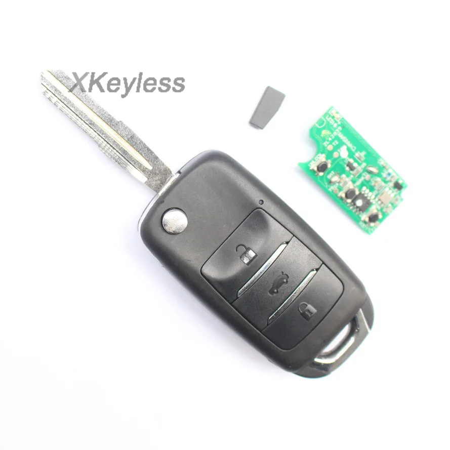 Auto FOB Remote Key 434Mhz mit ID47 Chip für Changan CS35 Changan