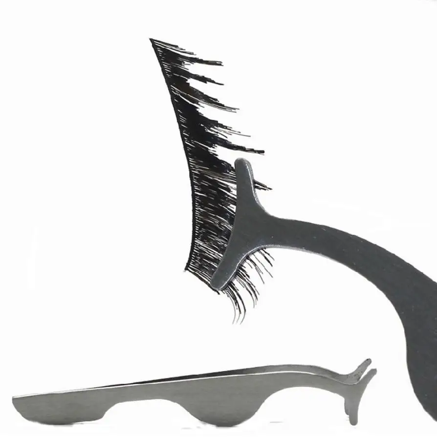 

Cheap Multifunctional Tools False Eyelashes Fake Lashes Aid Stainless Steel Clip Forceps for Eyelashes Makeup Aug 19