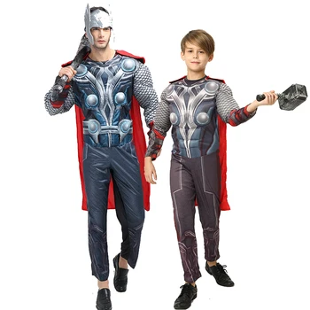 

Halloween Costume Avengers Cosplay Masquerade Movie Thor Clothes Hammer Costume