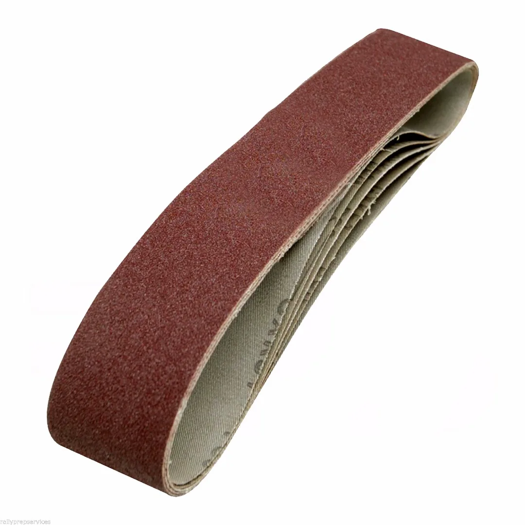5 Pack New 686*50mm 80 Grit Sanding Belts Aluminium Oxide Sander Sanding Belts
