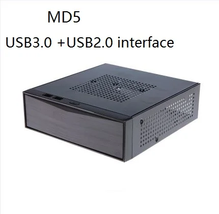 M05 MD03 MD01 компьютерный корпус ITX шасси небольшой мини горизонтальный для htpc маленький компьютерный чехол - Цвет: 3.0 MD5