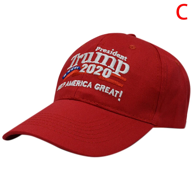 Unisex Adjustable Republican Red Black Hat Re-Election Keep America Great Embroidery New Cap Cotton Baseball Hat - Цвет: as picture
