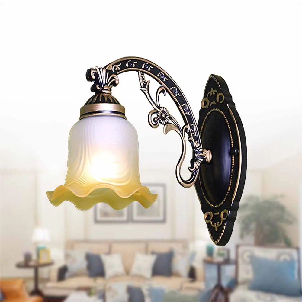

LED American Industrial Retro Simple Wall Lamp Bathroom Lobby Corridor Living Room Bedroom Eye Shadow Lighting Decoration