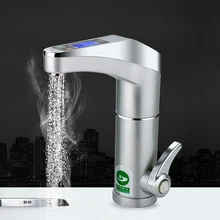 Интеллектуальный автоматический жидкокристаллический дисплей Мгновенный Электрический кран для нагрева воды мгновенный проточный водонагреватель без резервуара горячий кран