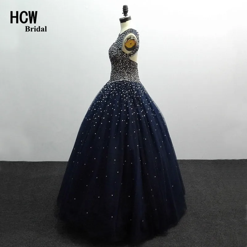 Luxxry Blue Back Formal Dress Floor 1