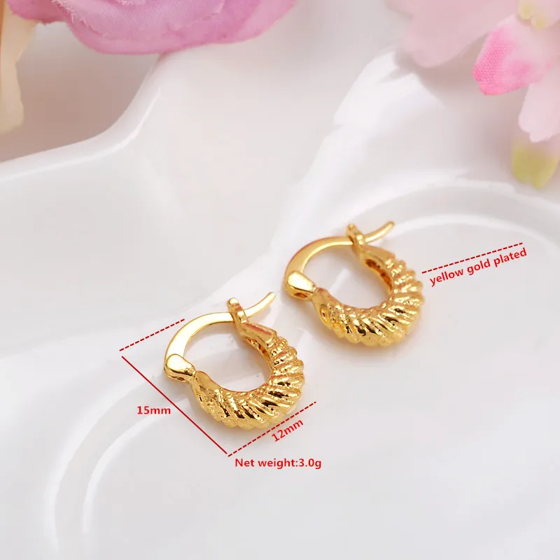 crescent earrings studs