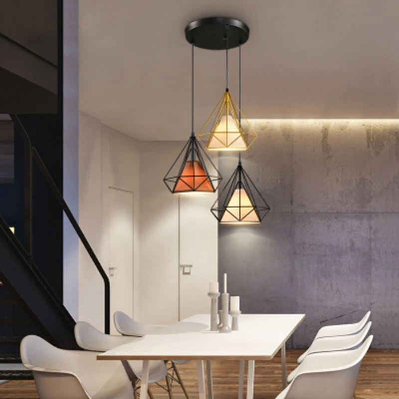 LukLoy скандинавский подвесной светильник s on Line современный подвесной потолочный светильник Лофт для кухни светильник Лофт декор для столовой подвесной светильник