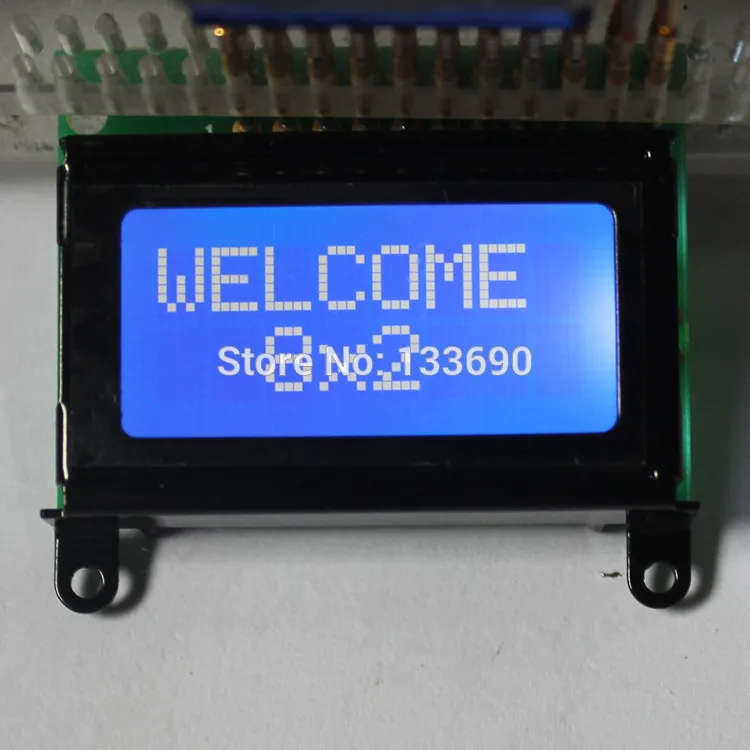 

8x2 STN Blue White character 0802 lcd module HD44780 or SPLC780 Controller mini LCD 8*2 LCD display