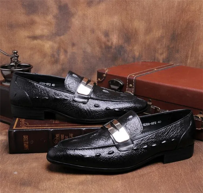 Для мужчин itilian Повседневные слипоны на плоской подошве кожаные туфли-оксфорды кожаные туфли с острым носком ручной работы с тиснением обувь Туфли