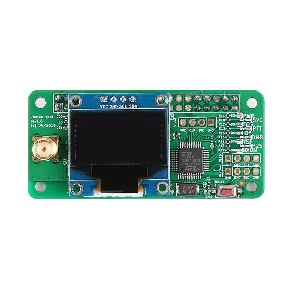 Latest  Jumbospot UHF VHF UV MMDVM Hotspot For P25 DMR YSF DSTAR NXDN Raspberry Pi  Zero W 0W 3B 3B best antenna bobcat miner Communications Antennas