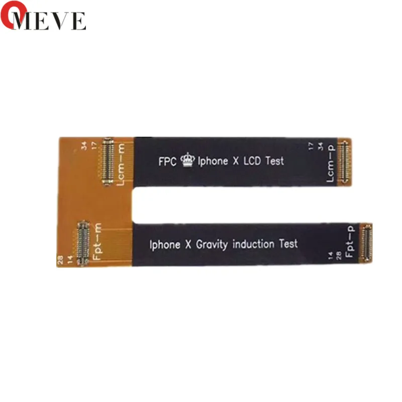 5pcs For iphone X iX Replacement parts LCD Display Touch Screen Digitizer Tester Testing Test Flex Cable Ribbon repair