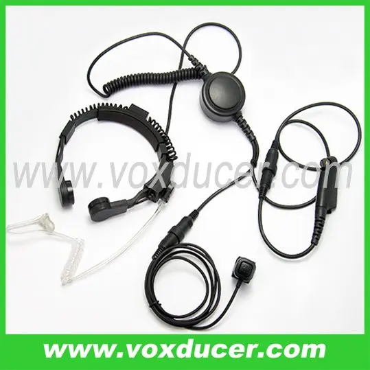 For Motorola VHF UHF radio PRO5150 PRO5350 PRO5450 military throat mic headsetin Earphones
