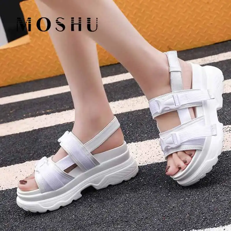 

Gladiator Sandals Women Platform Sandals Peep Toe Summer Shoes Buckle Strap Sandalia Feminina Wedge Shoes Zapatos De Mujer