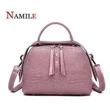 Leather handbags fashion 2019 new luxury crocodile pattern ladies handbags elegant ladies shoulder bag diagonal Boston package Leather handbags fashion 2019 new luxury crocodile pattern ladies handbags elegant ladies shoulder bag diagonal Boston package
