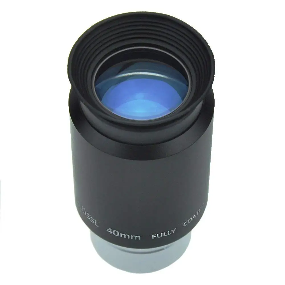  Plossl Telescope Eyepiece - 4-Element Plossl Design - Threaded for Standard 1.25inch Astronomy Filters (40mm)
