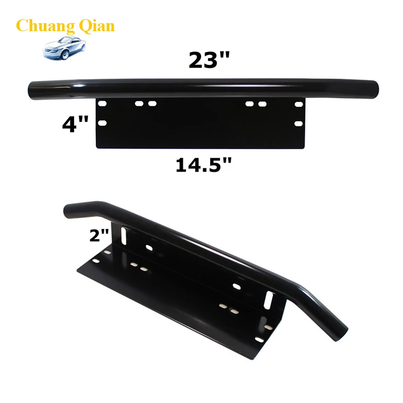 

Chuang Qian Chuang Qian Bull Bar Front Bumper License Plate Mount Bracket Holder Offroad Light Bar For Jeep Wrangler JK
