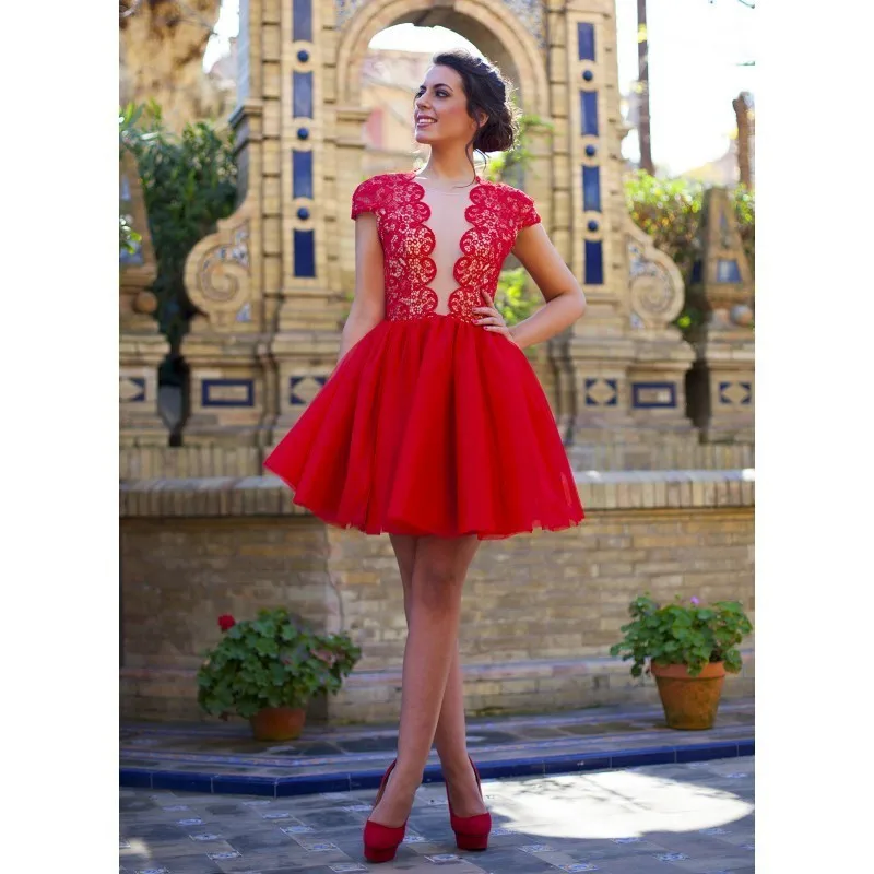 Short Red Prom Dresses