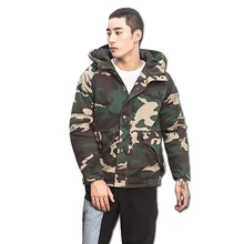 2016 Men Winter Camouflage Short Jacket Coats Outwear Jaqueta Masculina Men s Casual Fashion Slim Fit