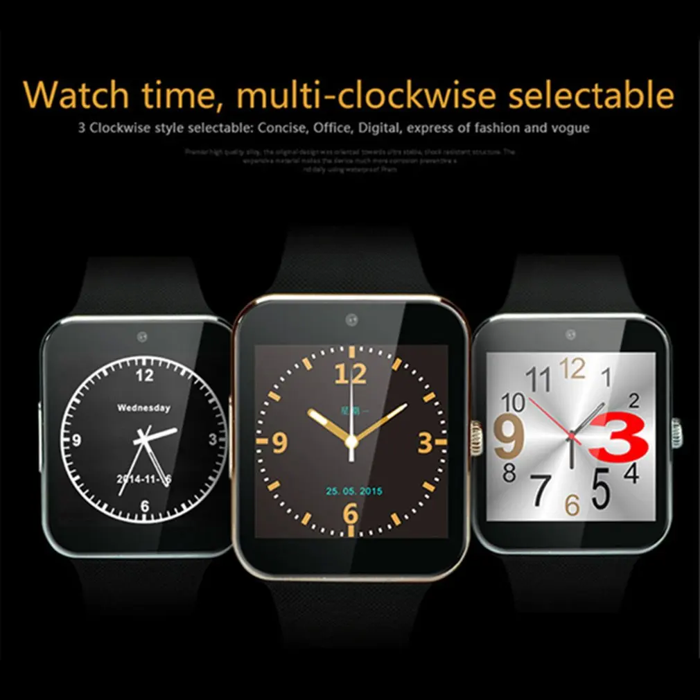 Smart Wearable Device GT08 Smart Watch for Andriod With Camera Support SIM TF Card Men Women Wristwatch Smart Electronics