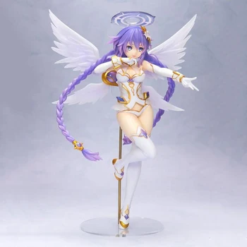 

Hyperdimension Neptunia Anime model figures Neptune action Purple Heart painted kids Christmas gift toys figure dolls