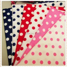 148796,50 см* 50 см, 6 цветов, смешанный узор в горошек, хлопковая ткань, ручная работа, пэчворк, домашний текстиль