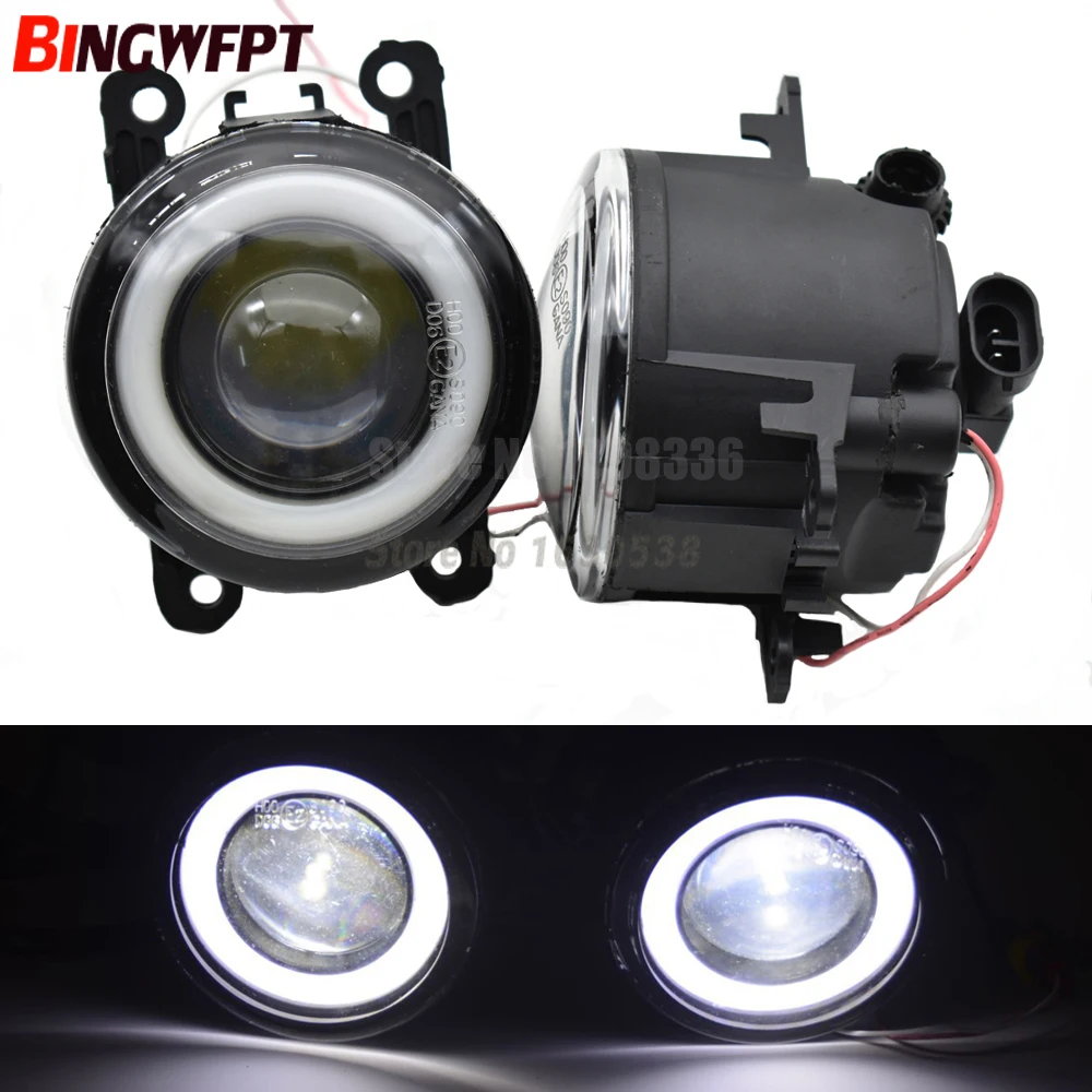 

2x Angel Eyes Fog Light LED lamp H11 12V For Ford Focus MK2/3 Fusion Fiesta Tourneo 2001-2015 For Transit Platform Chassis 06-15