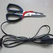 Электрический нагрев портной ножницы, портной нагревательная ткань станок для резки ткани, тепловой резак